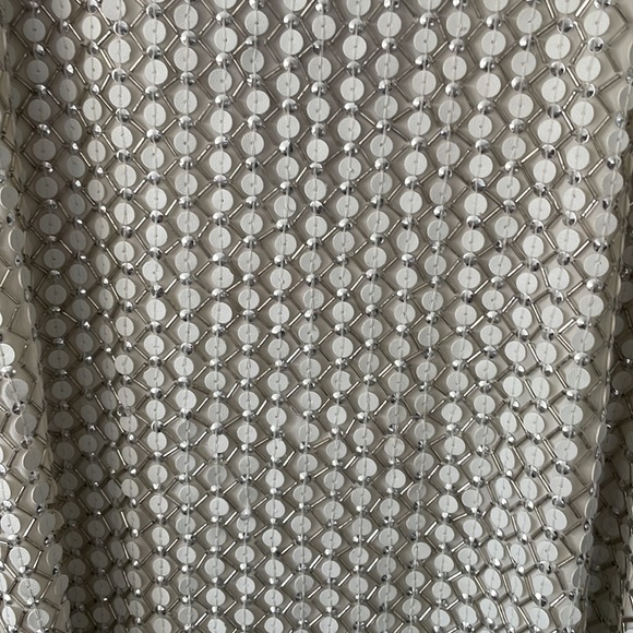 White sequin Parker dress - Picture 2 of 7